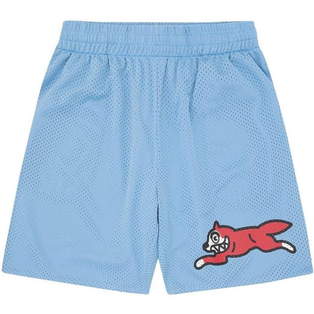 ICECREAM Mens Mesh Dog Shorts / Light Blue